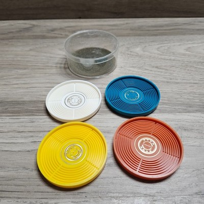 Vintage 60's 70's Rubber Coasters Honeywell Thermostat NEW