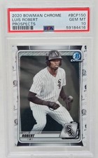 2020 Bowman Chrome LUIS ROBERT Rookie Card PSA 10 Gem Mint