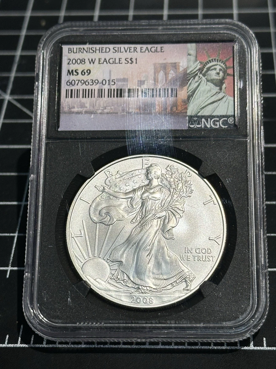 2008 W Burnished Silver Eagle for sale | eBay