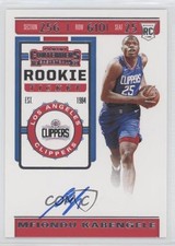 2019 Contenders Ticket Photo Variation Mfiondu Kabengele #131 Rookie Auto RC ya6