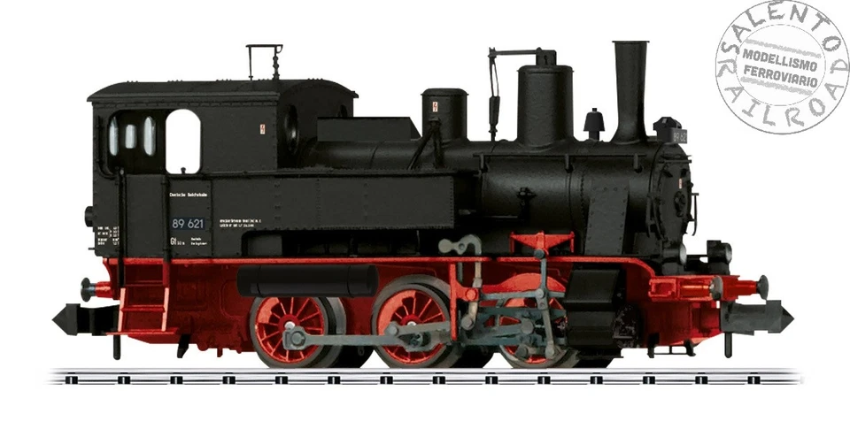 MINITRIX 16896 - Échelle N 1:160 - locomotive à vapeur Allemand Dr Classe 89.6 - Photo 1/1