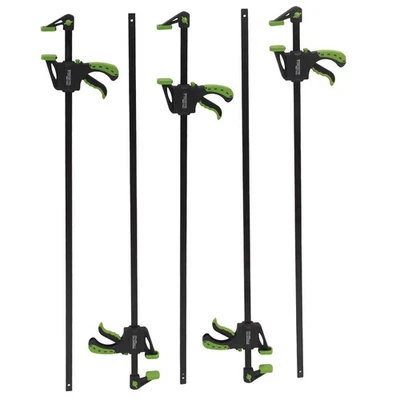Einhandzwinge Schnellspannzwinge Türrahmen Schraubzwinge 5x Spanner 60x900 mm - Bild 1 von 4
