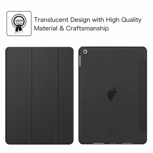 2pk iPad 10.9'' 10th 9 8 7 6 5th 10.2" 9.7" Soft Shell Case Smart Plastic Cover - Picture 5 of 5
