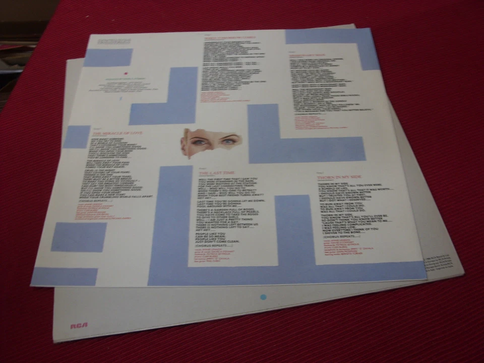 Eurythmics: Revenge   orig  UK  A3/B3  LP - Image 3 of 4