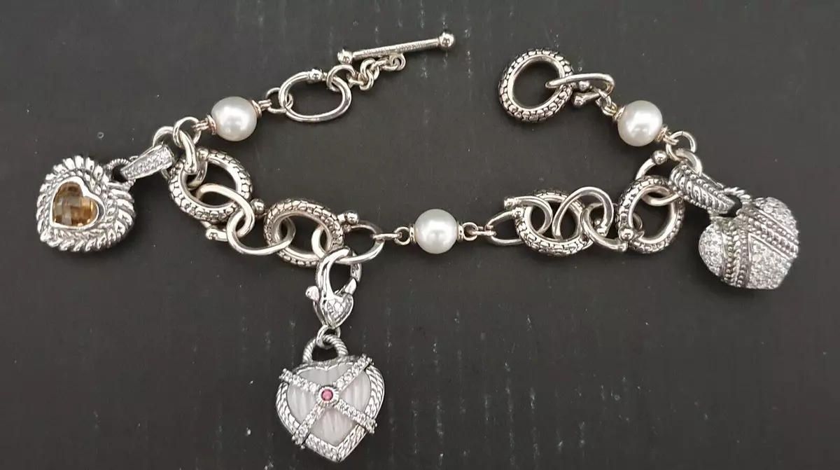 Judith ripka shop charm bracelet