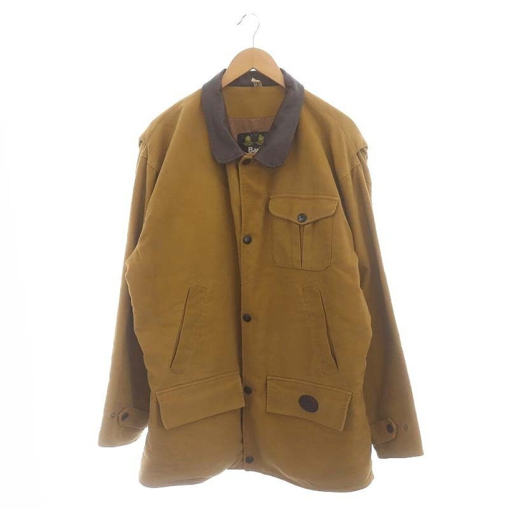 Barbour A782 90s Moleskin Jacket Men's L Mustard Pre-owned men used from Japan