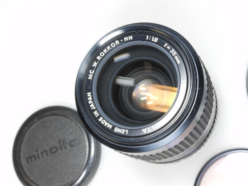 Minolta MC W. Rokkor-HH 35 mm F1.8 + Copriobiettivo - Foto 2 di 2