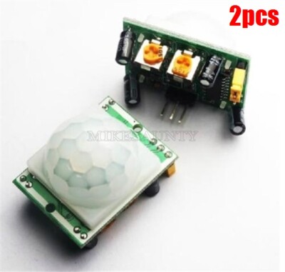 2Pcs Pir Human Motion Sensor Body Pyroelectric Infrared HC-SR501 SR501 Detect im