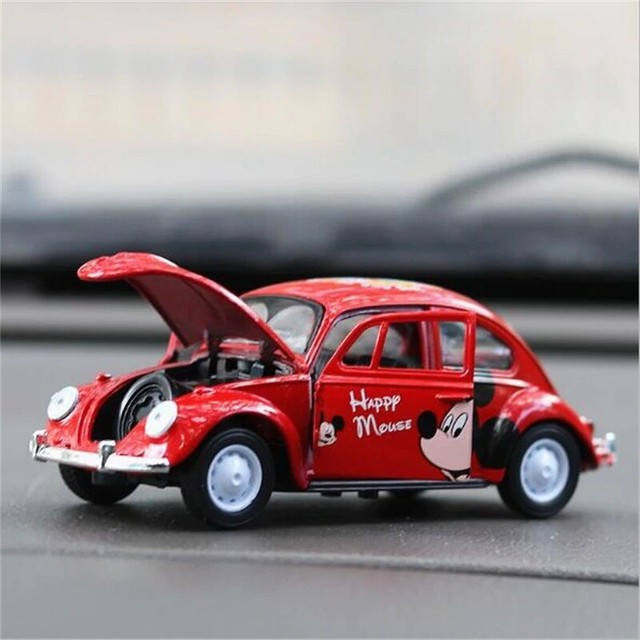 Mini Volkswagen Beetle Car Toy Gift Car Model Car Interior Design Open