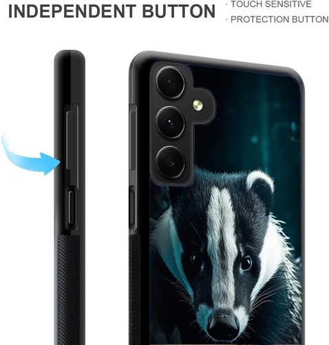 For Samsung A15 A16 S23 S24 S25 Ultra FE Shockproof smooth abstract dark badgers - 第 8/25 張圖片
