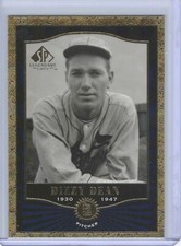 HOF  DIZZY DEAN  2001  UPPER DECK SP LEGENDARY CUTS  #12  CARDINALS