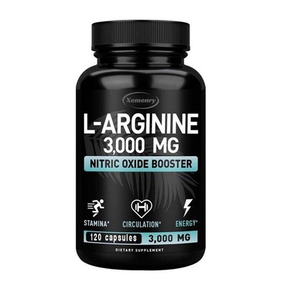 L-Arginine - Extra Strength Nitric Oxide & Circulation Boost, Energy SuppHOT~