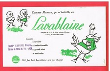 BUVARD - LAVABLAINE - COMMEMAMAN JE M'HABILLE... - POULE ET POUSSINS