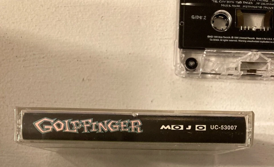Goldfinger Cassette Tape OOP Reel Big Fish Feldmann Blink 182 avril Foto 3 de 4