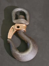 VINTAGE BULLARD SF ROLLOX #5 VULCAN HH-5 DROPPED FORGED HOOK US PATENT 3121275