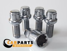 Fits Audi TT Locking Wheel Bolt Set. M14 X 1.5mm R13 Fit Original Alloys