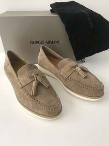 armani suede loafers
