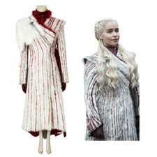 Game of Thrones S8 Daenerys Targaryen V2 Cosplay Costume  TV Outfit