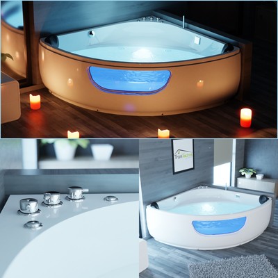 Whirlpool Badewanne Eckwhirlpool Eckbadewanne Eckwanne ...