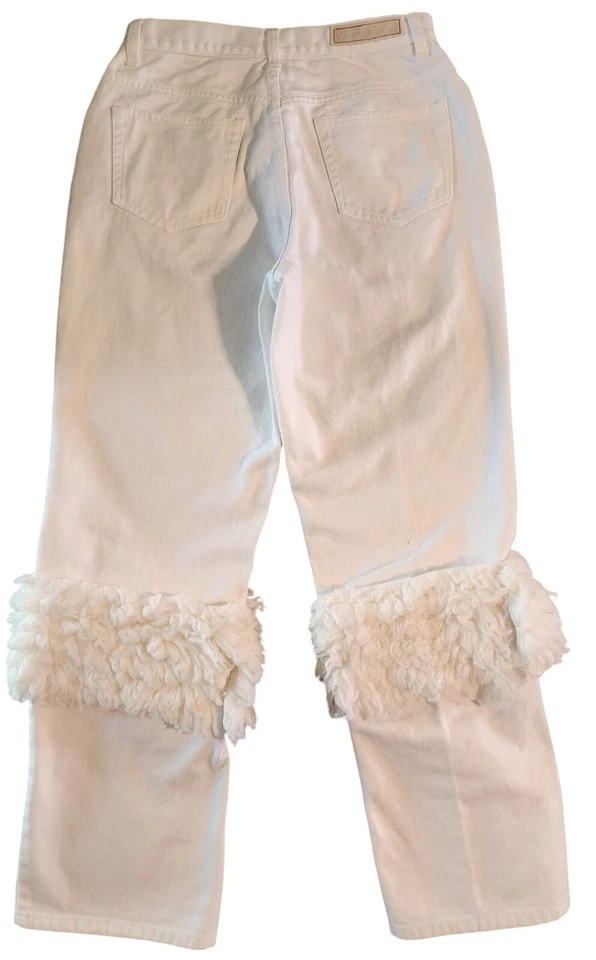 Женские джинсы Bill Blass Perfect Fit из искусственного меха белая джинсовая ткань 4 - Изображение 2 из 4