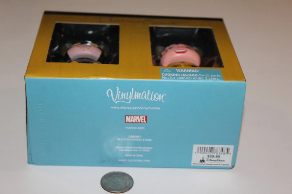 SIGNED Marvel VINYLMATION 3" Yellowjacket Wasp Avengers RARE LE 1000 Disney Excl - Image 3 of 4