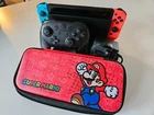 Nintendo Switch HAC-001 Console Neon Red & Blue Bundle