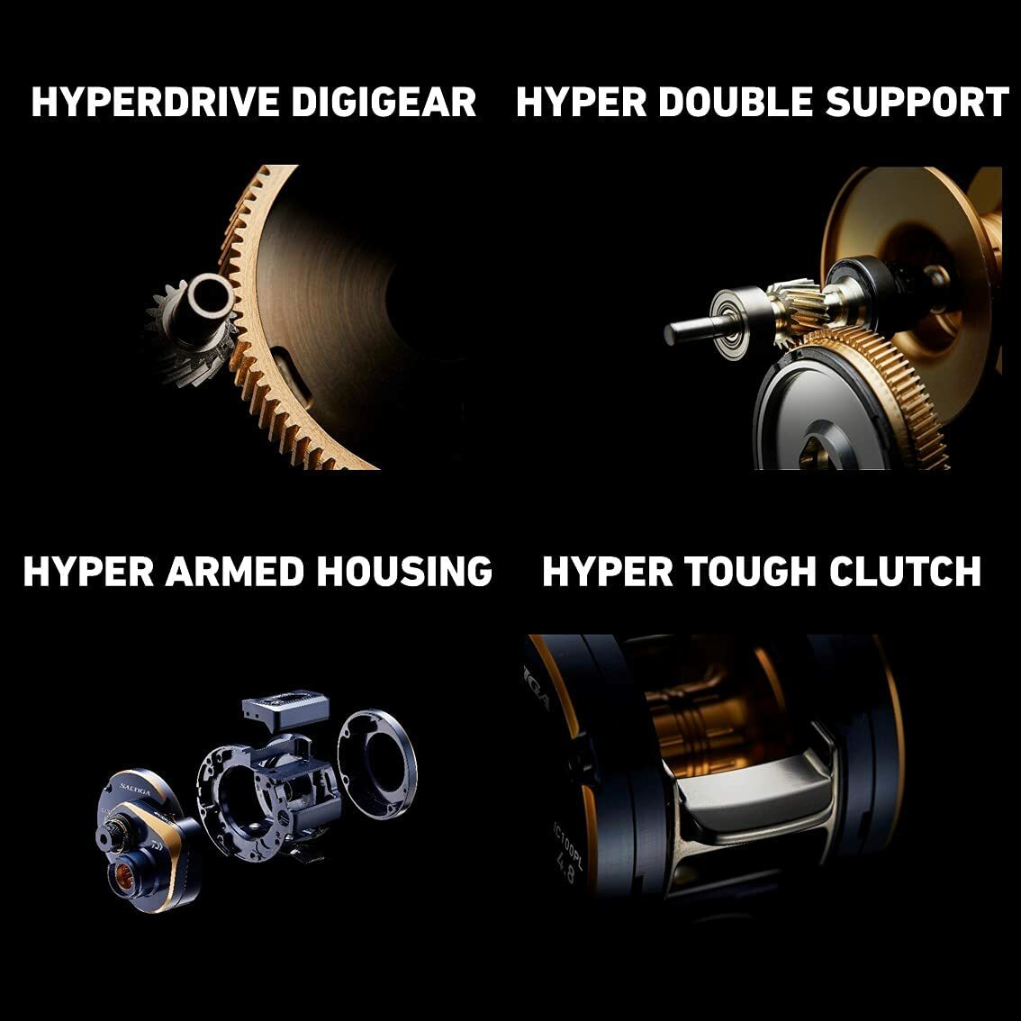 Daiwa 21 Saltiga IC 100PL-DH Left Handle 300g | eBay