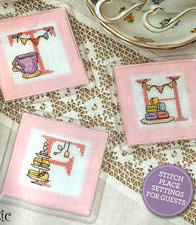 ABC ALPHABET Various Multiple choice Cross Stitch Chart Drop Down Menu