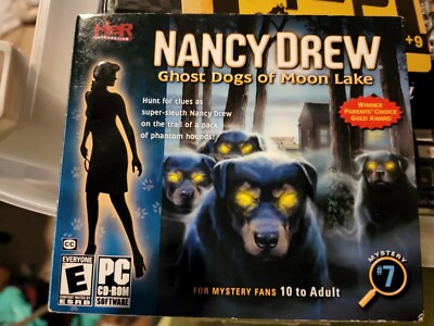 Nancy Drew Ghost Dogs Of Moon Lake #7 PC Game 3D Adventures
