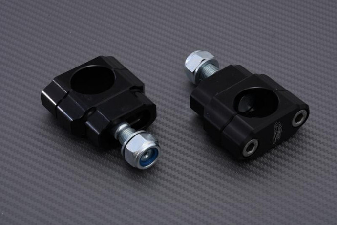 Pontets Renthal CL008 alu noir 28mm Suzuki RM 125 1999-2001
