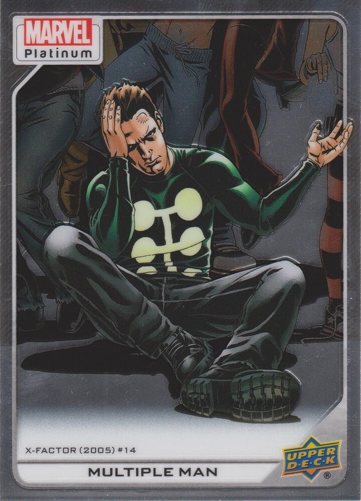 #195 - Multiple Man (2023 MARVEL PLATINUM, Upper Deck) NEAR MINT NM Foil Card