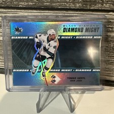 ✅ 2022 UD Black Diamond Tomas Hertl 96/99 #DM-TH San Jose Sharks