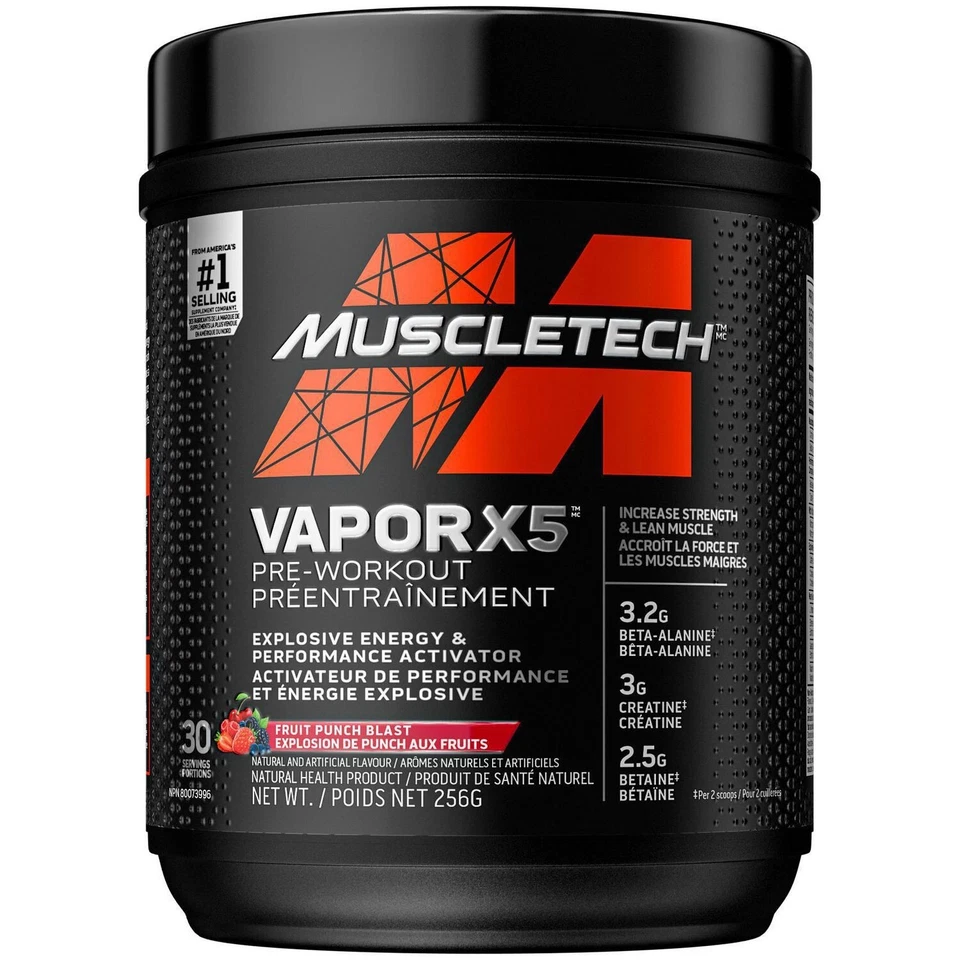 CANTIDAD: 2), MuscleTech Nutrición Deportiva Pre-Entrenamiento Polvo 256G 30 Serviciones, EXP26/01 Foto 2 de 4