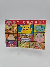 Vintage Pokemon Sticker Time Book American Greetings Kanto 150 Fun Games 38