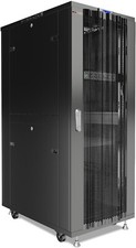 Sysracks 37U 24'' Deep IT Network Data Server Rack Cabinet Mesh Vented Door