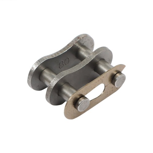 #80 Cadena de rodillos de acero inoxidable x 10 pies con eslabones de conexión gratuitos 1 conector - Imagen 8 de 10