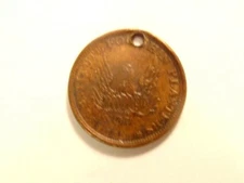 vintage 1837 hard times token: Specie Payments Suspended 