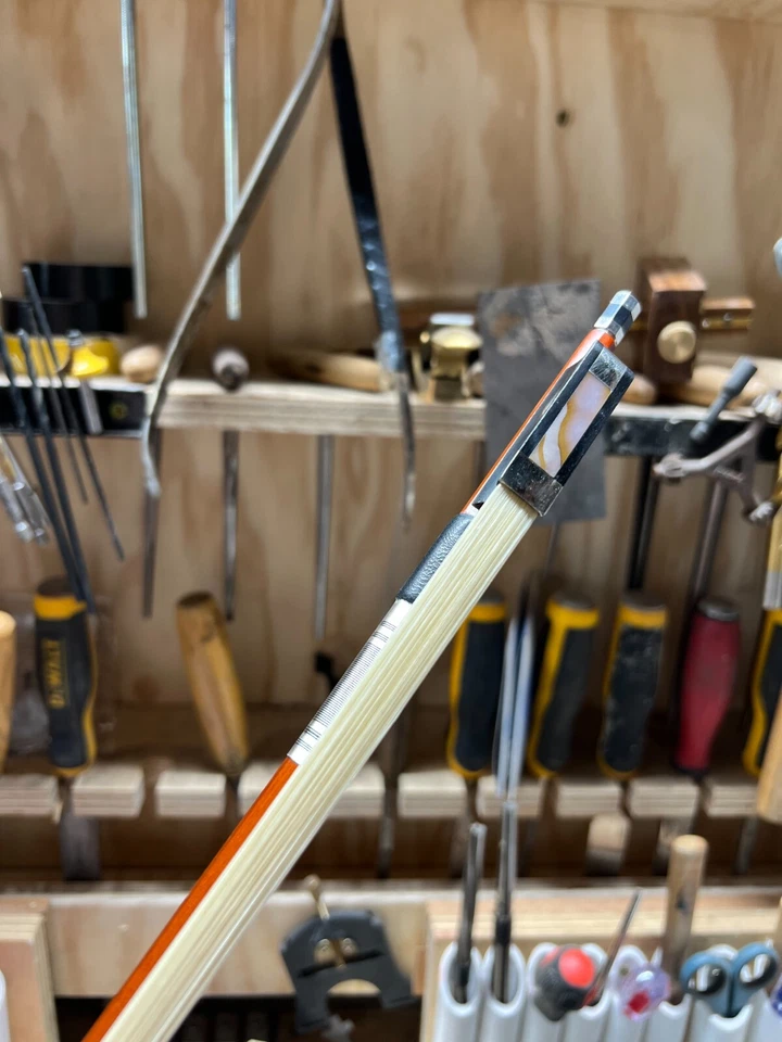 14 inch Viola Bow Brazilwood stick Ebony Frog  Straight for 14''-17'' violas - Image 2 of 4