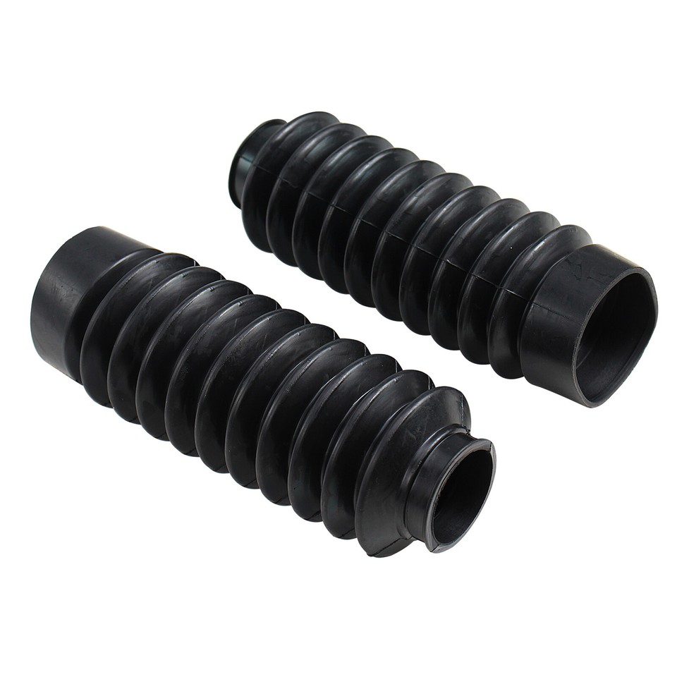 1Pair 35mm Front Fork Rubber Gaiter Boots Shock Absorber Dust Cover For