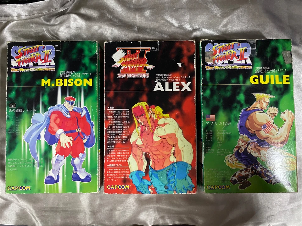 Street Fighter Retro Figure Ken Guile Alex Set of 3 EXTREMELY RARE VINTAGE VHTF - Image 4 of 4
