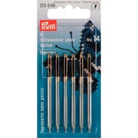 Sticknadeln 1,90X60Mm Spitze Ohne Stahl Silberfarbig Gem Gobelin Prym 125548