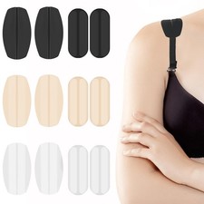 6 Pairs Bra Strap Gel Pads Silicone Cushions Small, Colorful