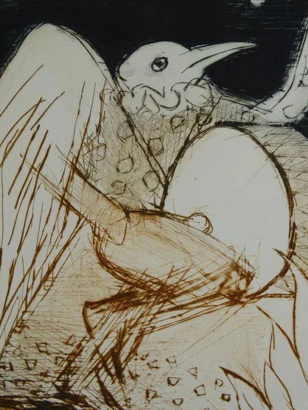 Tanzt Leute Nacht beginnt - Löding - Radierung signiert - Mappe Zwei B53 - 1991 - Bild 4 von 4