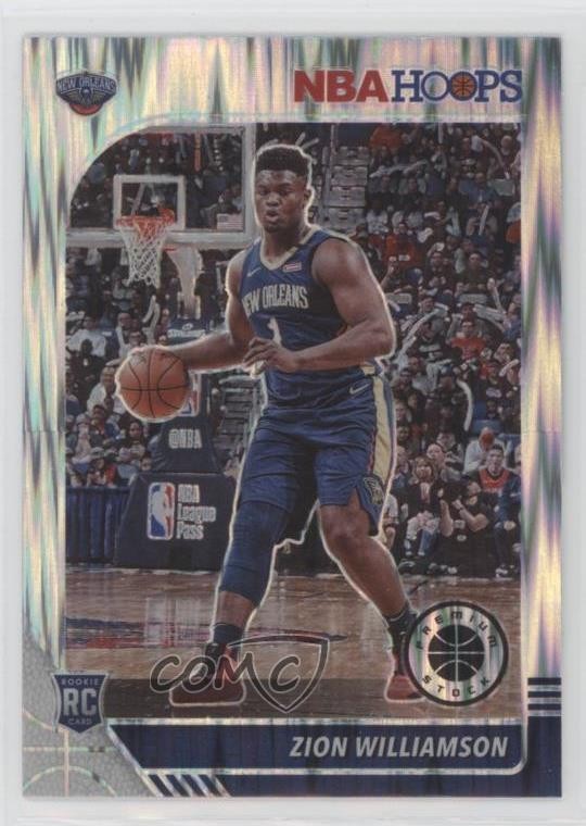 2019-20 Panini NBA Hoops Premium Stock Flash Prizm Zion Williamson #258 1pe9