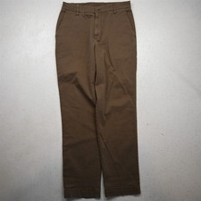 Zara Sx30 Brown Relaxed Fit Stretch Waist Casual Chino Mens Pants