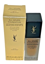 YSL All Hours Full Coverage Matte Foundation SPF 20 – BD50 Warm Honey – 0.84 oz