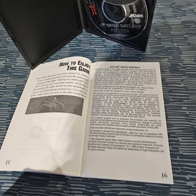 SEGA SATURN D Complete Tested Working Game | Discs, Manual & Case | Rare