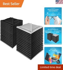 Water-Resistant Microfiber Cleaning Cloths - 30 Pack for All Delicate Surfaces