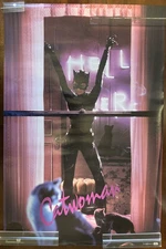 VINTAGE CATWOMAN POSTER 1992 Batman Returns Michelle Pfeiffer 36x23.5 RARE