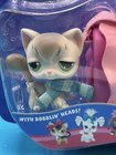 2004 Hasbro Littlest Pet Shop Portable Pets Longhair Grey Cat #20 #1 Sealed — photo 9